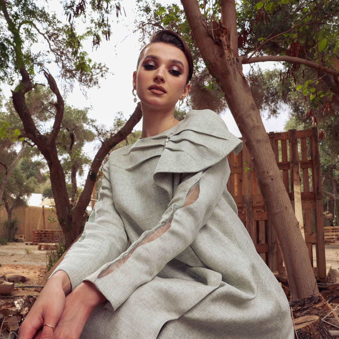 TWEED DRESS